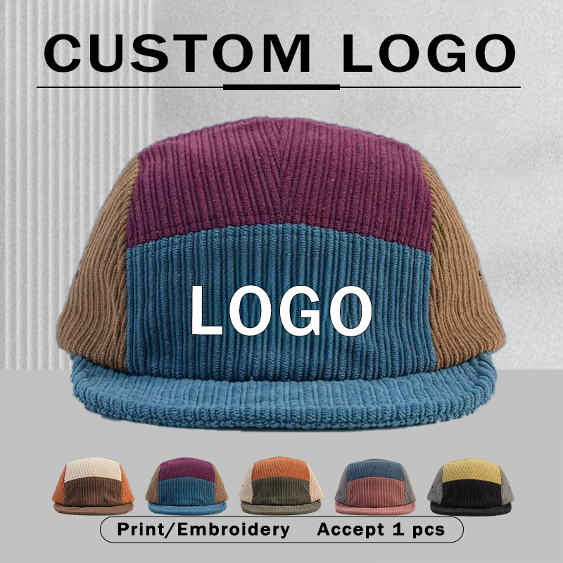 Topi Baseball 5 Panel Korduroi - Corduroy Cap 5 Panel ulasan dan harga