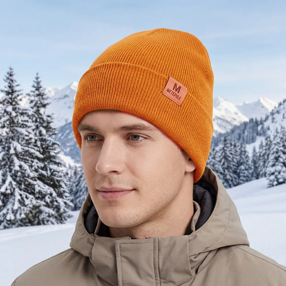 Topi kupluk rajut bergaris unt - Beanie Cuffed Knit ulasan dan harga