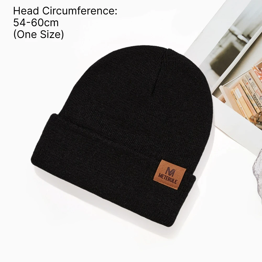 Topi kupluk rajut bergaris unt - Beanie Cuffed Knit ulasan dan harga