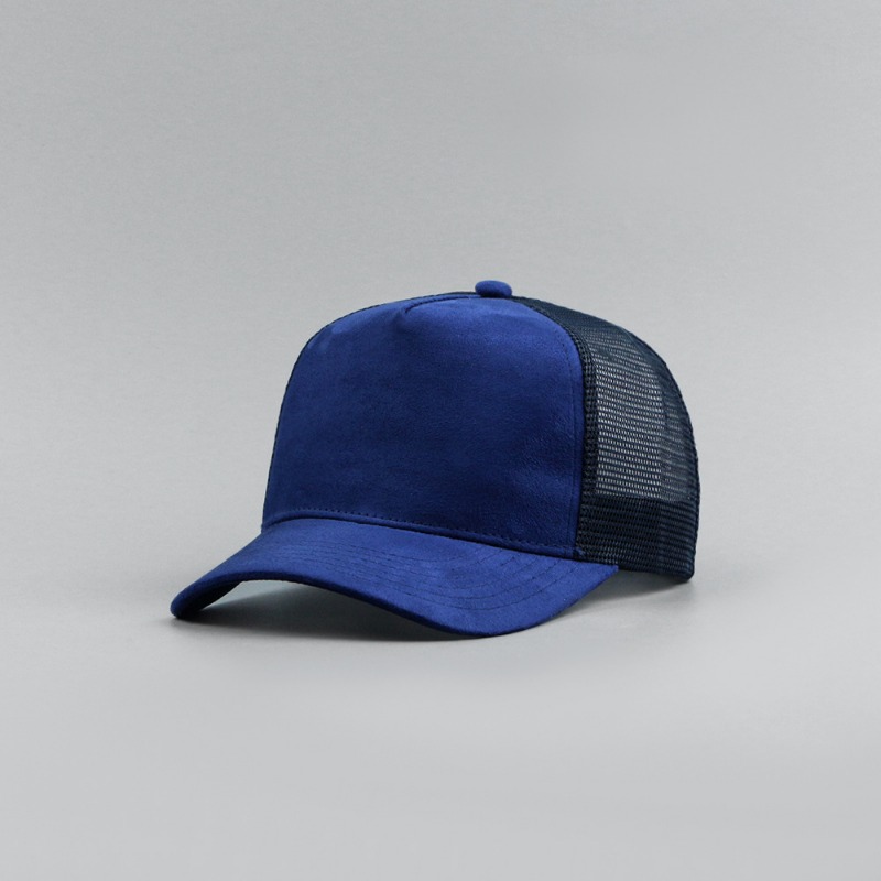 Label Kulit Logo Kustom Topi B - Trucker Cap Mesh ulasan dan harga