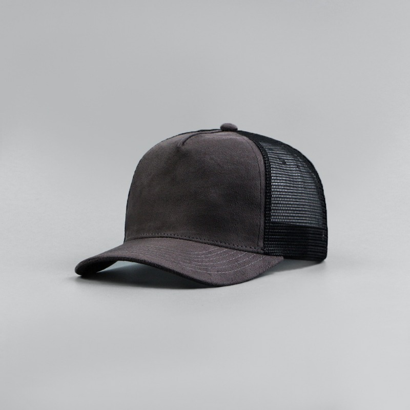 Label Kulit Logo Kustom Topi B - Trucker Cap Mesh ulasan dan harga