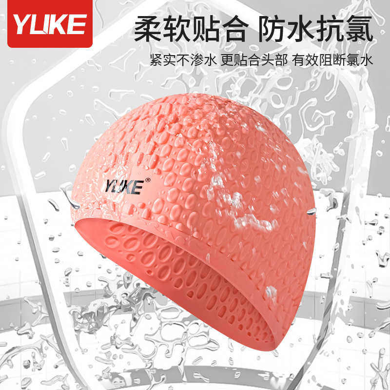 Kantong Telinga Desain Ergonom - Swim Hat Silicone ulasan dan harga