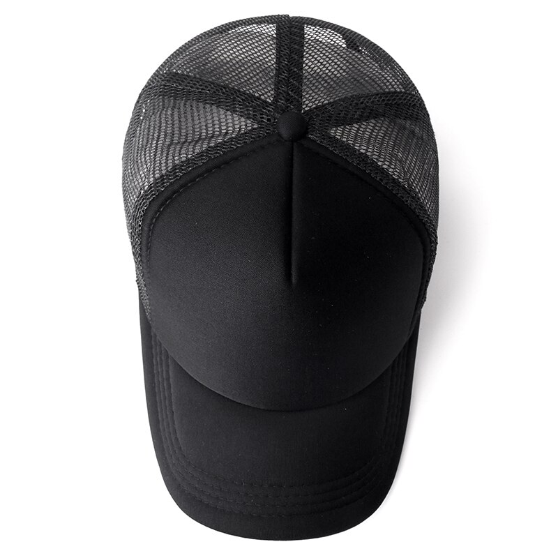 Topi Baseball Jaring Polos Kas - Trucker Cap Mesh ulasan dan harga