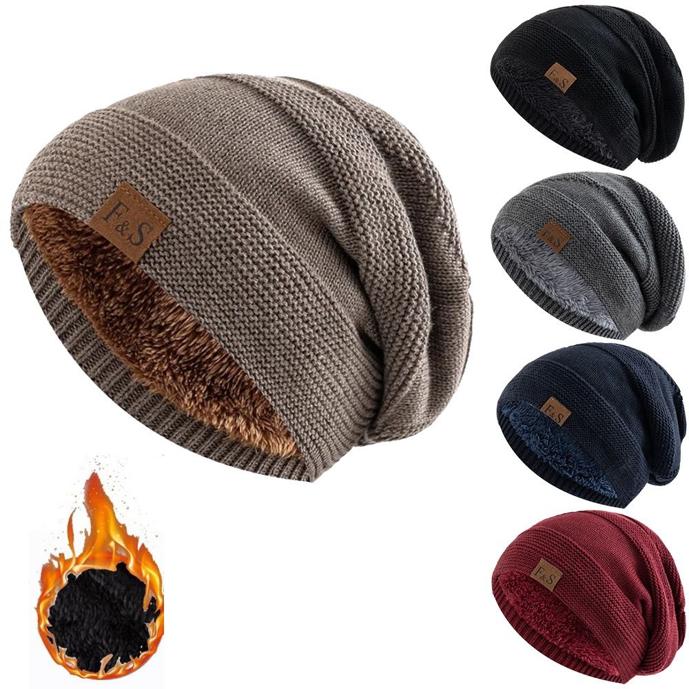 Topi kupluk musim dingin berla - Beanie Cuffed Knit ulasan dan harga