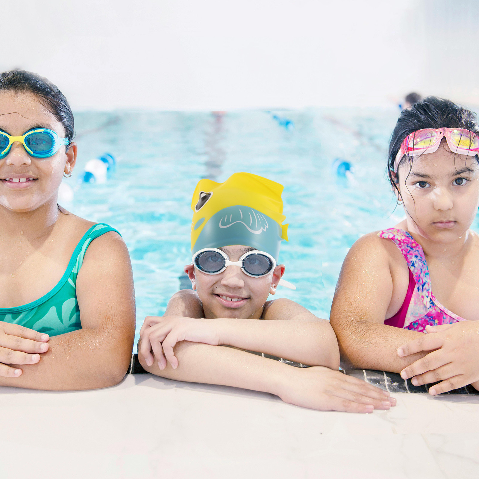 Topi Renang Anak-anak Berbahan - Swim Hat Silicone ulasan dan harga