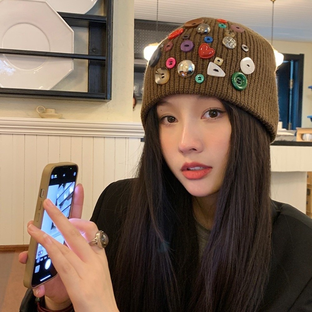 Topi Beanie Berwarna-warni den - Beanie Cuffed Knit ulasan dan harga