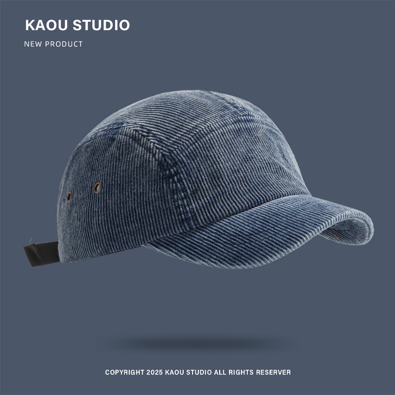 Topi Bisbol Lima Panel Korduro - Corduroy Cap 5 Panel ulasan dan harga