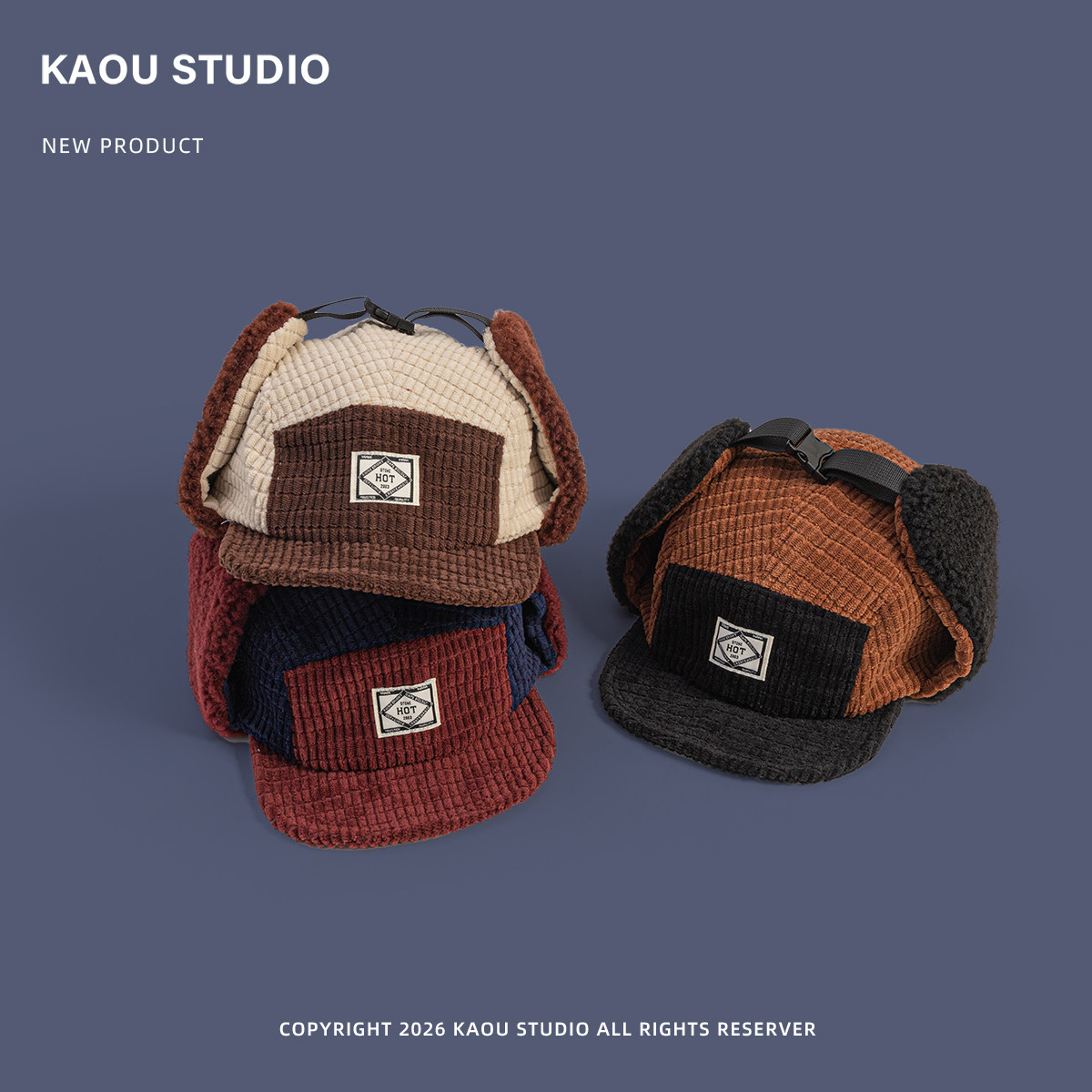 Topi Trapper Vintage Berbahan  - Corduroy Cap 5 Panel ulasan dan harga